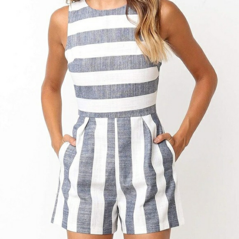 Striped Romper